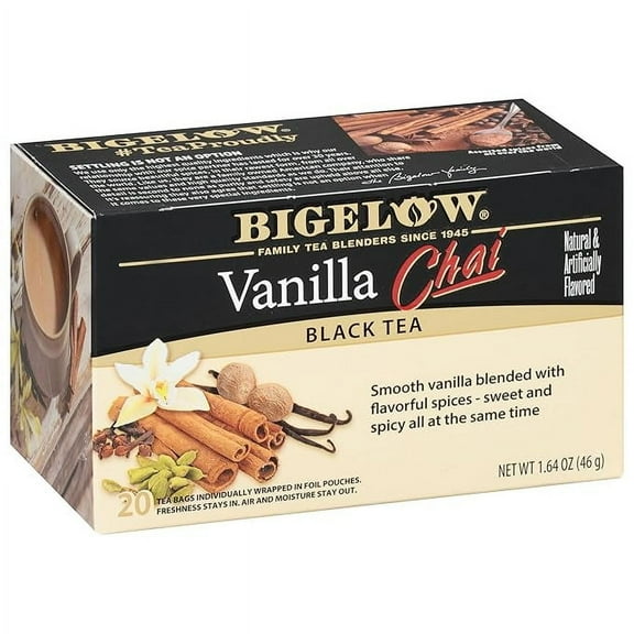 Pack of 1 Bigelow Vanilla Chai Tea Bags - 20 ct