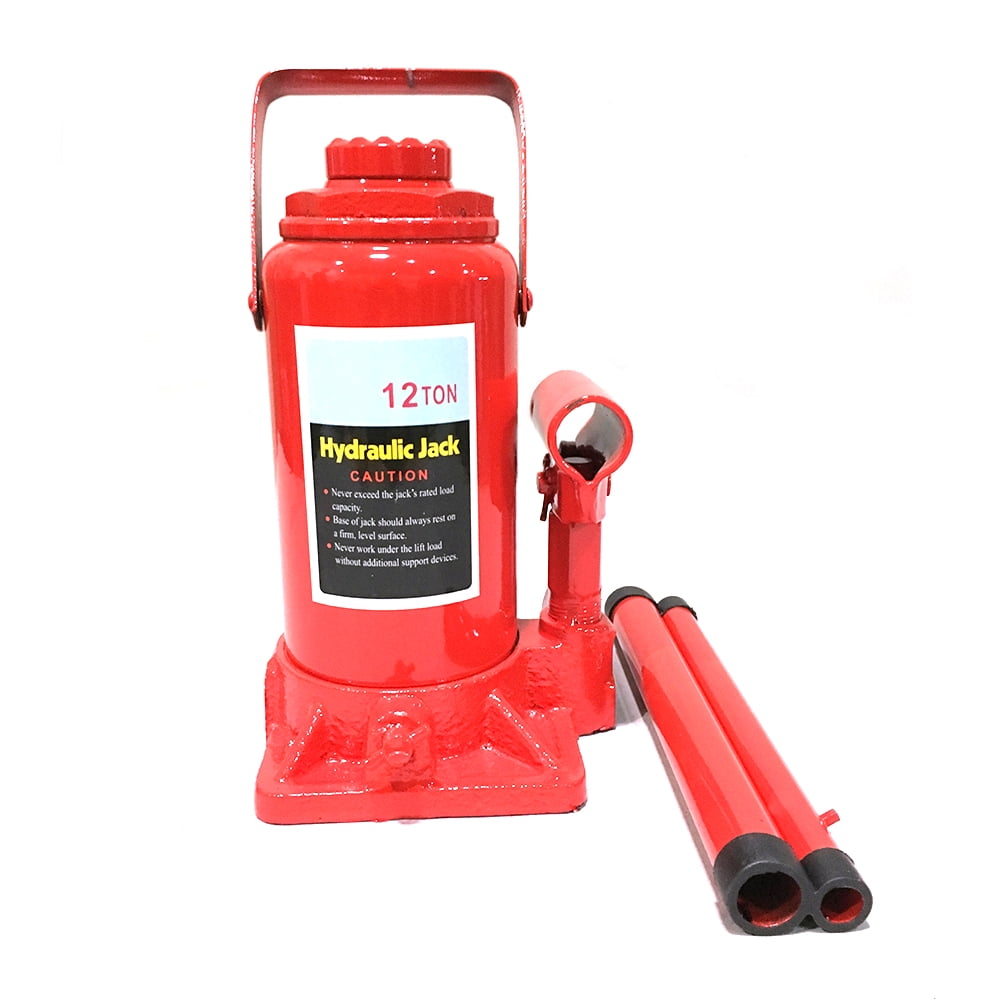 Zimtown 12 Ton Hydraulic Bottle Jack Truck SUV Emergency Stand Tool ...