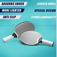 thumbnail image 3 of Table Tennis Rackets Set, Professional Table Tennis Bats, Composite Rubber Ping Pong Paddle Set, 3 of 5