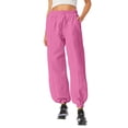 thumbnail image 3 of Zylarhe Women's Pants Women's High Waisted Wide Leg Casual Sweatpants Loose Fit Joggers with Pockets for Home Outdoor Running Spring Fall Comfort, 3 of 8