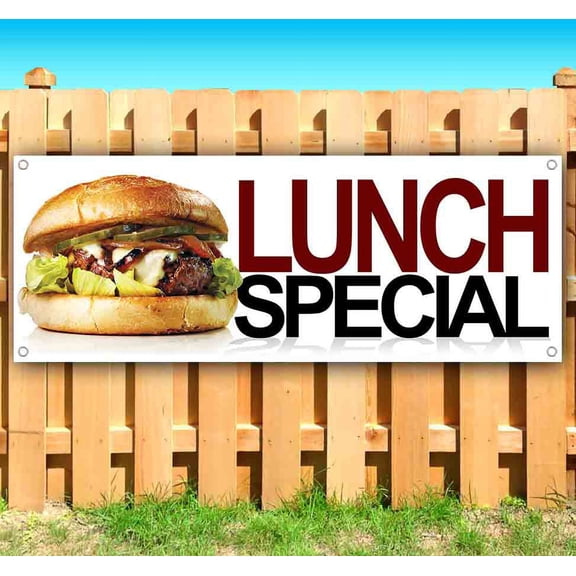 Lunch Special 13 oz Vinyl Banner With Metal Grommets