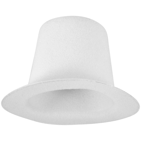 OULII 1Set Mini Top Hat Clip White EVA Doll Accessory for DIY Projects and Giving