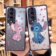 thumbnail image 2 of Funda mate para HONOR 70 50 30S 30 20 8X 9A 9X PLAY 4T X7 X9 X10 5G V40 Funda Coque Capa Shell Lilo & Stitch dibujos animados Anime, 2 of 5