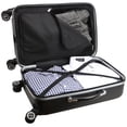 thumbnail image 5 of Black Cincinnati Bengals 20" 8-Wheel Hardcase Spinner Carry-On, 5 of 5