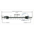 thumbnail image 5 of TrakMotive CV Axle Shaft HY-8012 Premium; OEM Replacement, 5 of 5