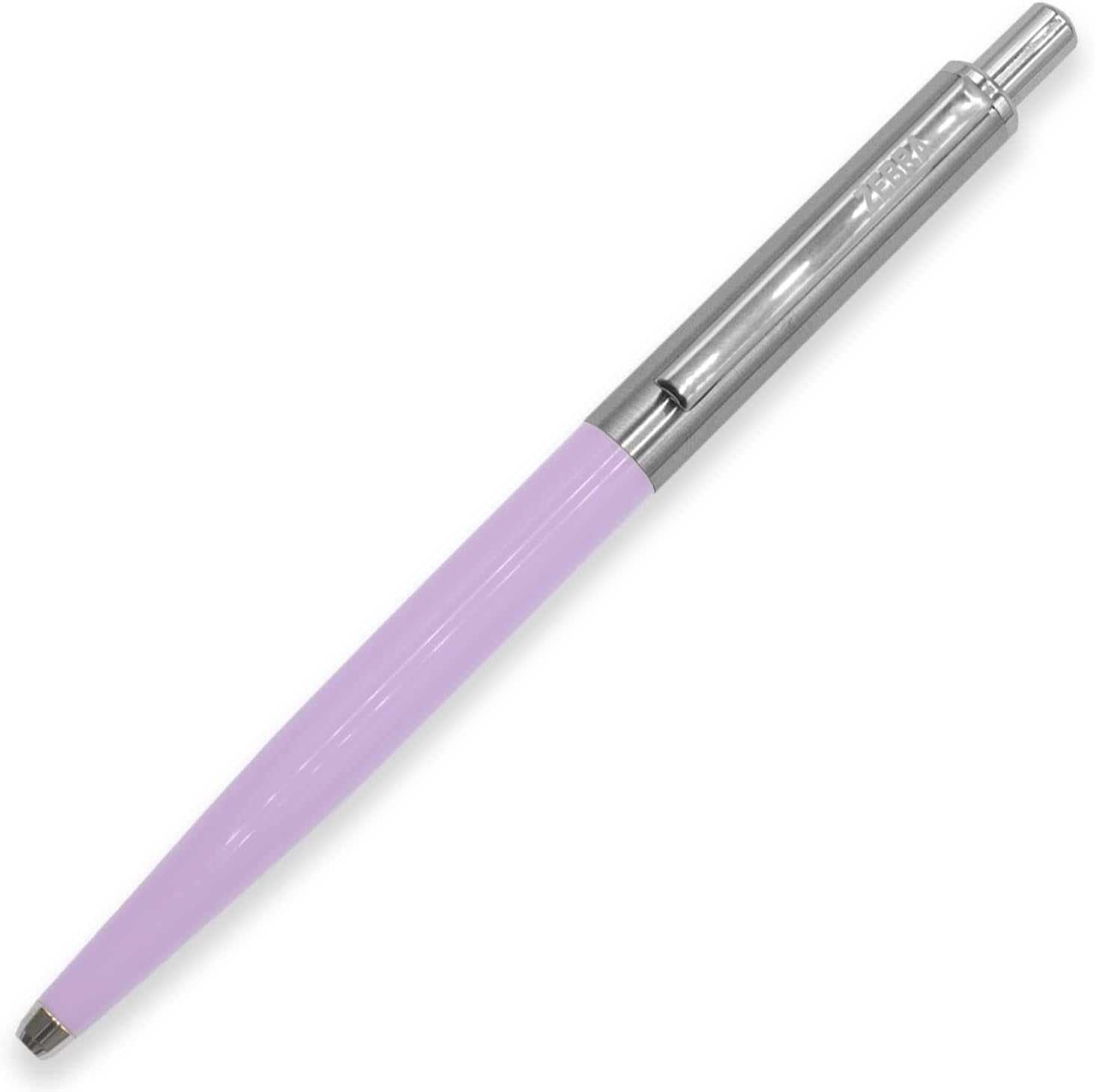 Zebra Pen 901 Retractable Ballpoint Pen - Medium Point 1.0mm Nib - Black Ink - Pastel Barrels - Pack of 5