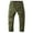 Army Green, variant on Htigea Mens Cargo Pants Drawstring Comfort Fit Pants Stretch Elastic Waist Hiking Pants Outdoor Casual Pants with Pockets M-6XL