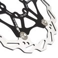thumbnail image 4 of Bicycle Disc Brake Rotor Stainless Steel Brake Pad Disc Rotor with 15 Bolts Cycling Accessory for Mountain Road Bike, Black, 203mm, 4 of 8