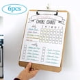 thumbnail image 1 of Paquete de 6 portapapeles A4, carpeta de archivos de bucle retráctil, duro de bajo, soporte de papel para estudiantes, Macarena Portapapeles de oficina, 1 of 8