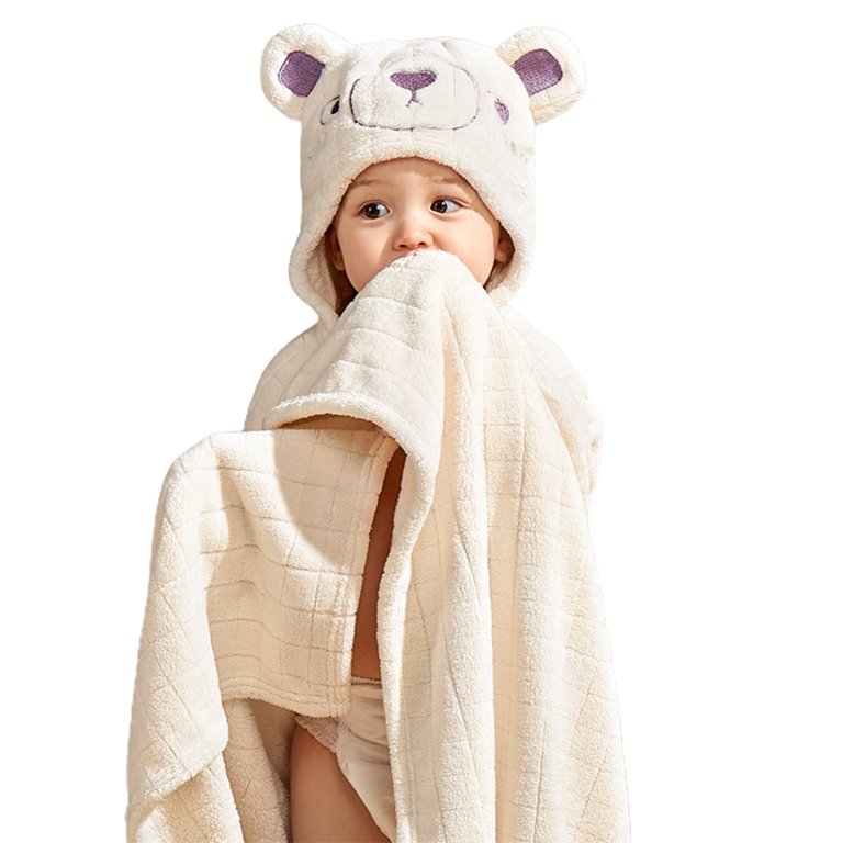 Toddler Baby Hooded Towels Newborn Kids Bathrobe Super Soft Bath Towel –  Keter Bath Seats