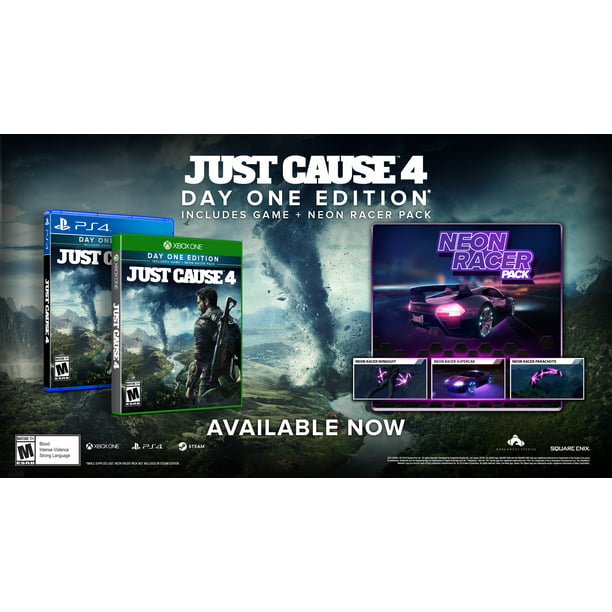 Just Cause 4 Day One Limited Edition, Square Enix, PlayStation 4, - Walmart.com