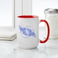 thumbnail image 4 of CafePress - Manta Ray Spiral Ceramic Mug - 15 oz Ceramic Large White Novelty Mug, 4 of 4