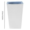 thumbnail image 3 of Self Watering Pots Self Watering Planter Outdoor Planters for Porch Planter Pots Self Watering Pot Plastic High End Water Storage Lazy Flower Pot Brick Pattern Imitation Metal Plastic Flower Pots, 3 of 9