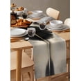 thumbnail image 6 of Ldtrchee Black Beige Lake Table Runner 48 Inches, Abstract Aesthetics Mysterious Bed Runner Dresser Scarves Tabletop for Indoor Outdoor Parties/Ceremony/Banquet, 13" x 48", 6 of 8