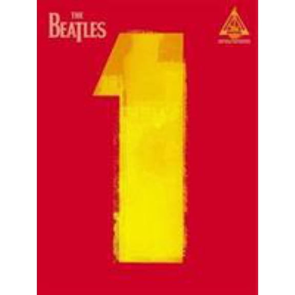 Pre-Owned The Beatles - 1 Guitar Recorded Versions Intermediate Electric Guitar Sheet Music Songbook with Tab Lyrics Chords Rock Guitar Songbook Repertoire for (Paperback) 0634030353 9780634030352
