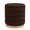 CHOCOLATE, variant on Aria Home Tessa Round Linen Storage Ottoman, 17 Inch Upholstered Footrest with Hidden Storage, Extra Seating for Living Room and Bedroom, Beige