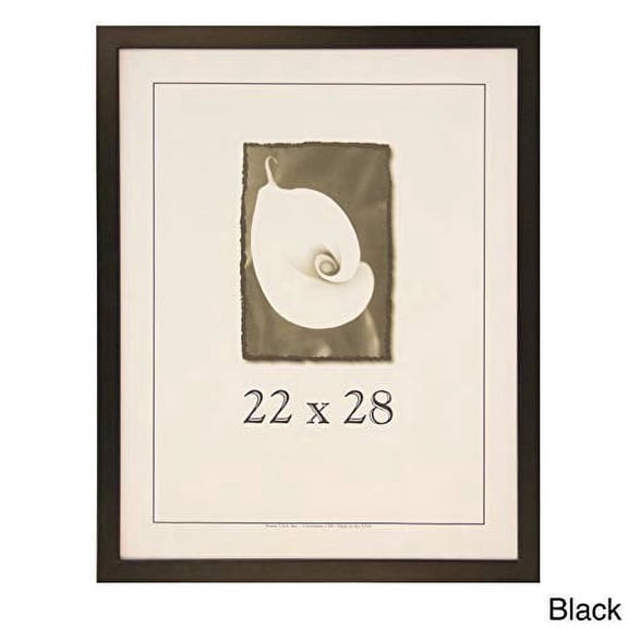 22x28 Wood Picture Frame (Black) - Made in the USA