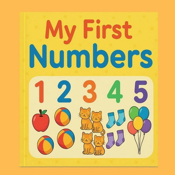 My First Numbers: Learn to Count from 1 to 10 with Fun Pictures and Activities, (Paperback)
