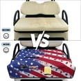 thumbnail image 6 of Yuyamidu American Flag Golf Cart Seat Cover for 2-Person Seats Patriotic Golf Cart Seat Towel Cover Soft Golf Cart Seats Blanket, Easy to Carry, 6 of 8
