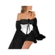 thumbnail image 3 of TRKIYQC 2022 nueva moda europea y americana temperamento falda de viaje de gasa de un hombro vestido Irregular Crosr TRKIYQC moderno, 3 of 7