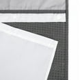 thumbnail image 6 of No Hooks Waffle Weave Shower Curtain with Snap in Liner - Stall 54W x 80H,Graphite Grey, 6 of 6