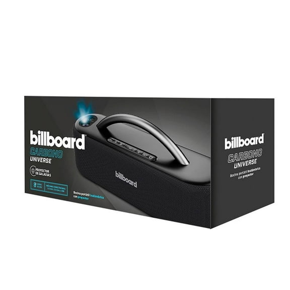 Bocina Inalámbrica Billboard Carbono Universe Negro