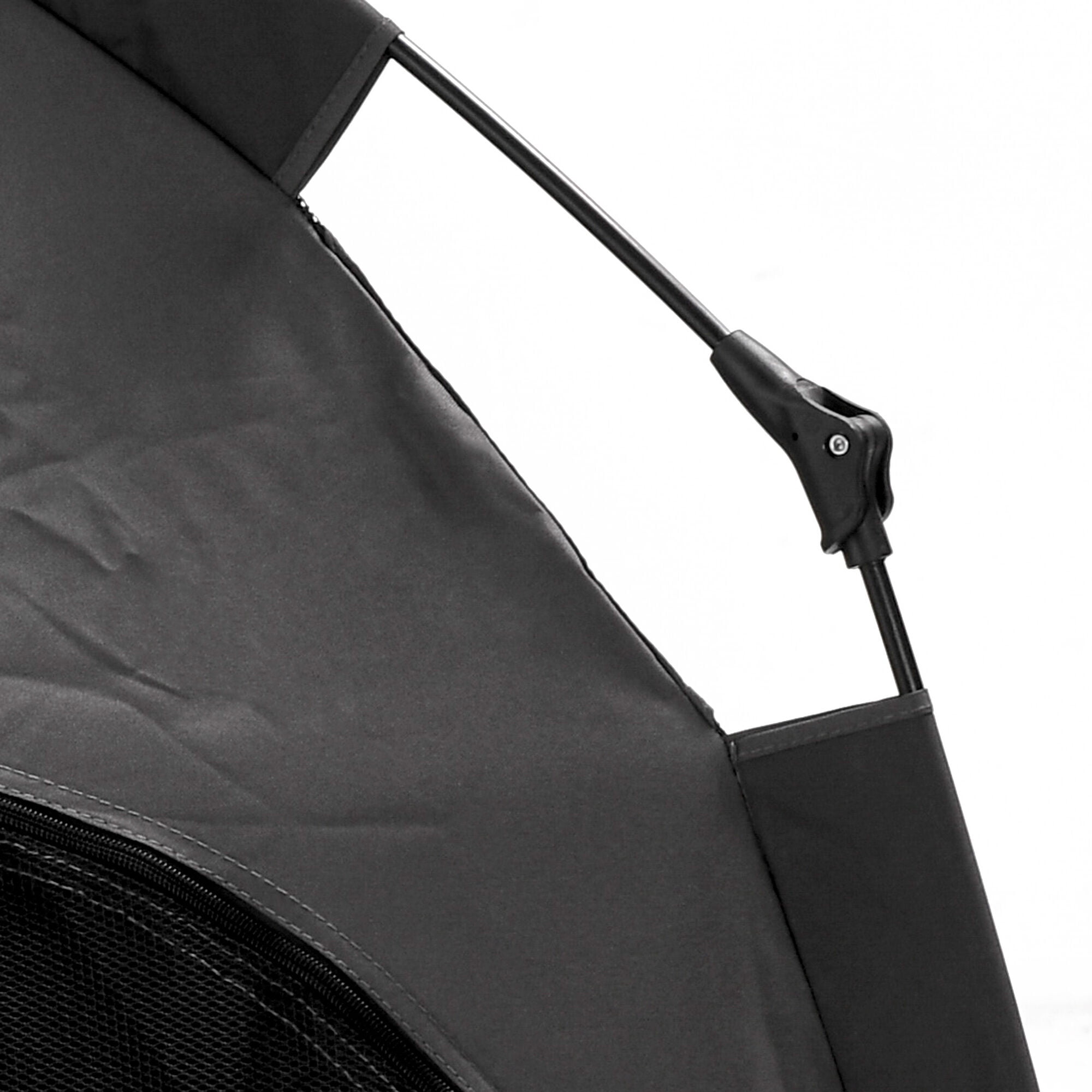 Pop Up Tent, Dog Tent with Carry Bag, for Beach, Backyard, Home, Dark Gray, Dark Gray Camping Tents,Fiberglass,Pet Family Tents, Garden & Outdoor Tents