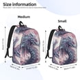 thumbnail image 3 of Yiaed Dragon1 Print Backpack, Premium Laptop Backpack, Travel Backpack for Women, Lightweight Backpacks, Comfortable Back Pack-Small, 3 of 7