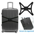 thumbnail image 3 of ETHZZLE 2Pcs Luggage Straps Black Polyamide for Suitcase Secure Hold Travel, 3 of 8