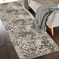 thumbnail image 2 of Superior Rangoli 2' 7'' x 8' Runner Rug, Indoor Rugs for Living Room Bedroom, Deep Royal, 2 of 5