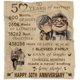 thumbnail image 1 of LHSHID Best 50th Wedding Anniversary Blanket Gifts for Couple Parents Ideas 30x40in, 1 of 6