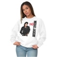 thumbnail image 3 of Michael Jackson Bad Album Cover Unisex Plus Fleece Graphic Sweatshirt Brisco Brands 5X, 3 of 6