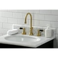 thumbnail image 3 of Kingston Brass KS2987PKL Duchess Widespread Bathroom Faucet with Brass Pop-Up, Brushed Brass, 3 of 8