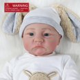 thumbnail image 3 of JRLCGYP 16" Realistic Reborn Baby Dolls Boy, Lifelike Newborn Girl Soft Vinyl Baby Doll, Birthday Gift Set for Kids Age 3+, Ideal Collectible and Child Play Toy, 3 of 7