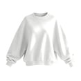thumbnail image 6 of TGSLY Women's Batwing Long Sleeve Sweatshirt Lightweight Crew Neck Drop Shoulder Fall Tops Relaxed Casual Solid Color Workout Pullovers L, 6 of 7