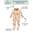 thumbnail image 3 of Honest Baby Clothing Organic Cotton Boy/Girl Long Sleeve Sleep N Play, Newborn to 9 Months, 3 of 7