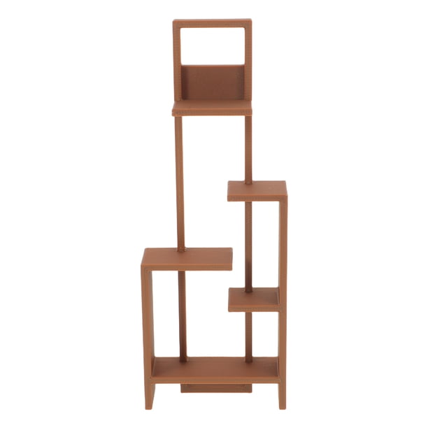 Estante de almacenamiento para casa de muñecas en miniatura, escala 1:12, expositor, pequeño armario de libros, muebles para maquetas, accesorios para casa de muñecas DIY