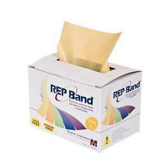 REP latex-free-exercise band, peach, 6 yard