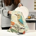 thumbnail image 6 of SKYSONIC Doodle Bird Kitchen Towels, 18 x 28 Inch Super Soft and Absorbent Dish Cloths for Washing Dishes, 1 PCS Reusable Multi-Purpose Microfiber Hand Towels for Kitchen, 6 of 7