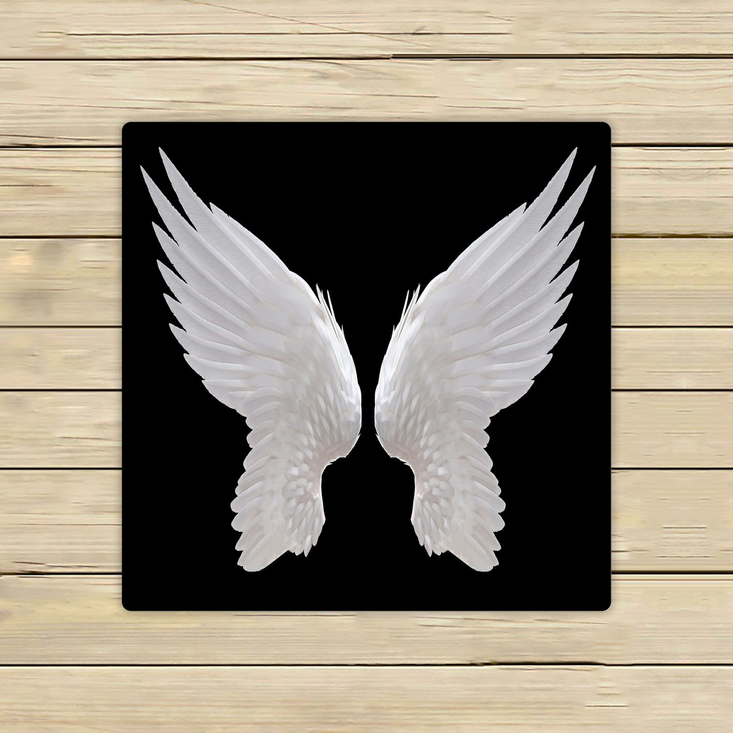 ABPHQTO White Angel Wing Towels Beach Bath Pool Sprot Travel Hand Spa