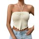 thumbnail image 1 of Tops de tirantes para mujer, Tops de tirantes de corte bajo sin espalda y sin mangas Club Party Tops, 1 of 5
