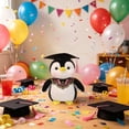 thumbnail image 4 of Plush Penguin Stuffed Animal Doll for Man Women Girls Boys Graduation Congratulatory Party Gifts, 8.7in, 4 of 6