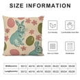 thumbnail image 5 of SHANXI Pillow Covers Decorative Square Pillow Cases Spring Farmhouse Throw Pillows Farmhouse Home Decor for Sofa Couch Living Room Bedroom 18x18in, 5 of 5
