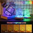 thumbnail image 2 of Cadena de luces StarryEver de 10 m, 16 colores RGB, resistentes al agua, 2 of 7
