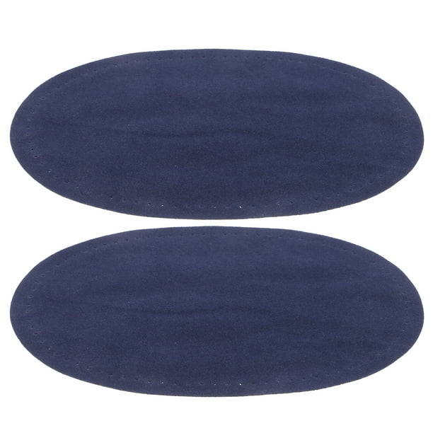 4 pares de parches para chaqueta: parches ovalados para codos y rodillas para reparar ropa - Apliques de costura DIY con pelusa - Parches decorativos para suéteres, chaquetas y pantalones