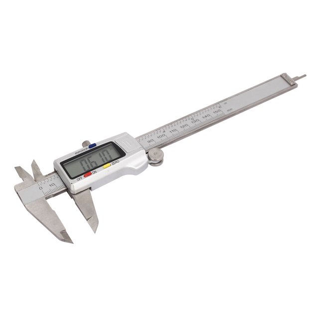 Calibrador digital electrónico de acero inoxidable de 0-150mm/6 pulgadas de Bargains Únicos
