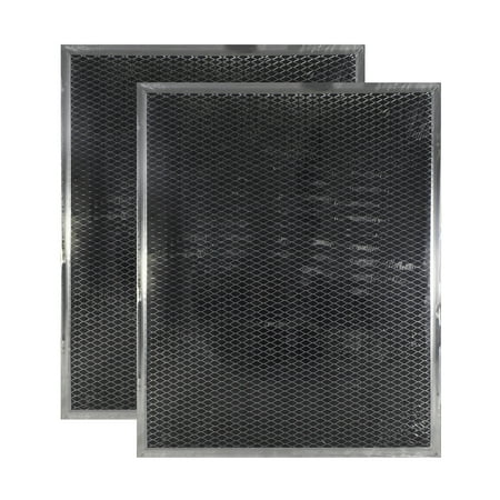 Air Filter Factory Replacement for WB02X10707 GE Range Hood Charcoal Carbon Filter 2-Pack