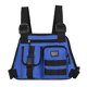 thumbnail image 1 of Bolsas de chaleco casuales para hombres Bolsa de pecho masculina Oxford segura para viajes de senderismo (azul) JShteea Para Estrenar, 1 of 7