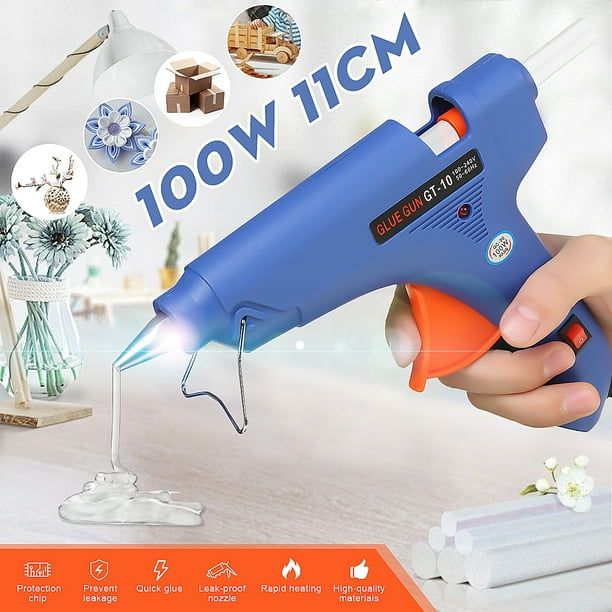 Hot Glue Gun 100W 1100V240V Melting Glue Gun Set for School DIY Arts