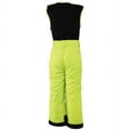 thumbnail image 3 of Hudson Baby Unisex Snow Bib Overalls with Fleece Top, Lime, Medium, 3 of 4